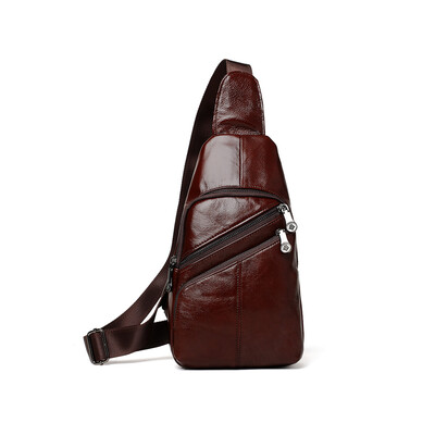 

Fashion mens chest bag slung shoulder casual large capacity bag