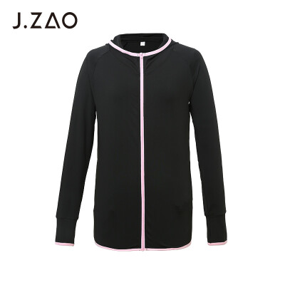 

Beijing Tokyo made JZAO ladies sports long sleeve zipper shirt pink XL