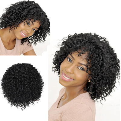 

〖Follure〗Black Women Natural Sexy Short Wavy Curly Synthetic Wig Fsahion Parting Wigs