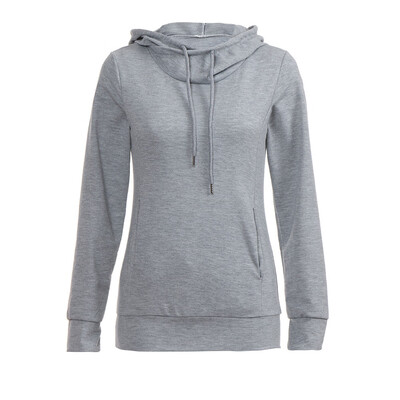 

Nomeni Women Fashion Long Sleeve Sweaters Pullover Hooded Pocket Sweatshirt Jumper Tops