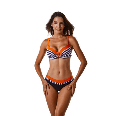 

FITTOO NEW Sexy Bikini Swimsuit Low Waist Halter Push Up Top Triangle Bikini Set Bathing Beach Wear