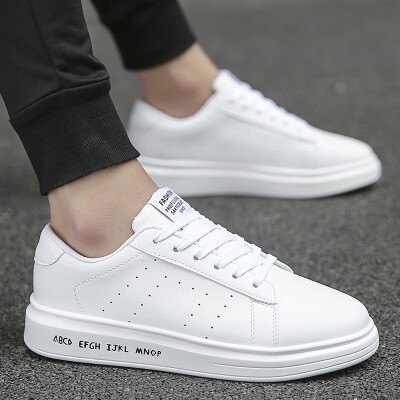 

Small white shoes mens shoes plus velvet cotton shoes 2019 summer Korean version of the trend board shoes mens casual white shoes canvas wild