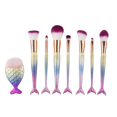 

〖Follure〗 8PCS Make Up Foundation Eyebrow Eyeliner Blush Cosmetic Concealer Brushes