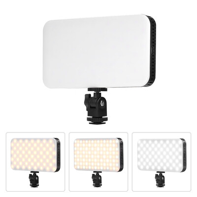 

Mini Portable LED Video Light Panel Camera Fill Light Lamp 10W Stepless Dimming 2700K-6000K Supports Smart APP Control Built-in 30