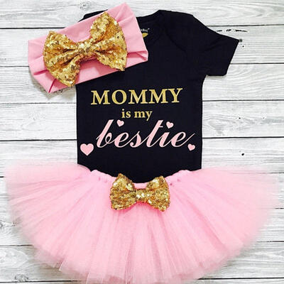 

Newborn Baby Girl RomperBow Tie Lace Dress Princess Party Prom Outfits