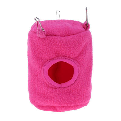 

Coral Velvet Stump Hamster Nest Thermal Hamster Cage Animal Sleeping House
