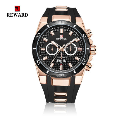 

REWARD Men Sport Watches Waterproof Outdoor Wristwatch Mens Quartz Hour Date Clock Military Army Watch Dual Display for Men