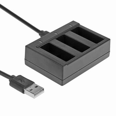 

Three Ports AHDBT-501 Battery Charger for GoPro Hero 5 6 7 Action Camera