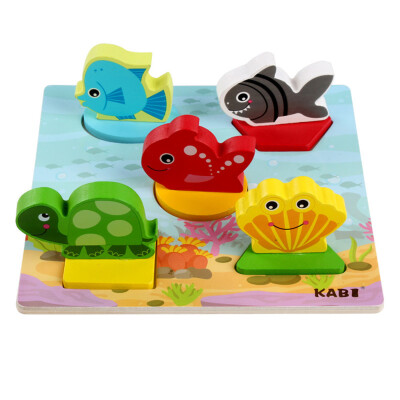 

Gotoamei Kids Baby Wooden Anime 3D Puzzle Wooden Geometric Learning Educational Toy