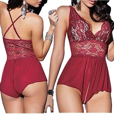 

Hot Sexy Sleepwear Dress G-string Women&39s Lingerie Underwear Babydoll Nightwear