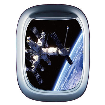 

3D Starry Sky Planet Spaceship PVC Waterproof Wall Stickers DIY Decals
