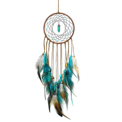 

DIY Feathers Dreamcatcher Handmade Dream Catcher Net Wall Hanging Decor