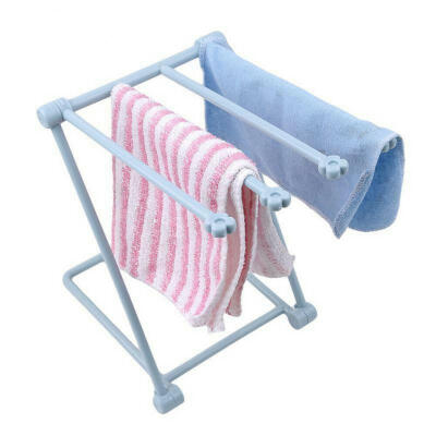 

Multifunction Foldable Towel Rack Vertical Rag Kitchen Punch Free Dishcloth Rack