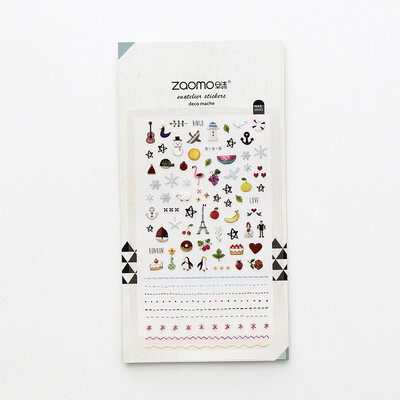 

Mohamm Japanese Cute Diary Cherry Blossom Fruite Flower Stickers Scrapbooking Flakes Scrapbook Stationery Nail Sticker