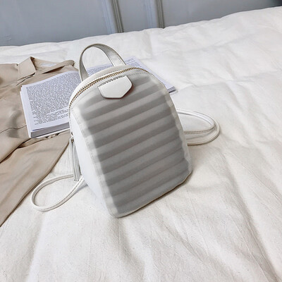 

Ins super fire small bag female 2019 new Korean version of the wild single shoulder slung portable fashion personality backpack