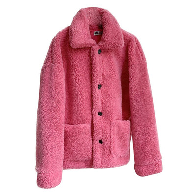 

Toponeto Women Plus Velvet Solid Color O-Neck Lapel Thinening Medium Long Pocket Coat
