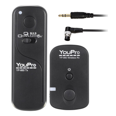 

YouPro YP-860 DC0 24G Wireless Remote Control Shutter Release Transmitter Receiver 16 Channels for Nikon D5 D4S D4 D3S D3 D2 D1 D