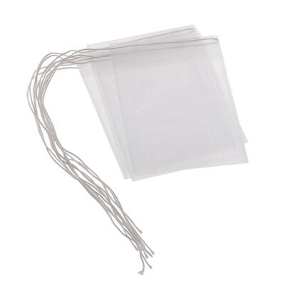 

50pcs Portable Nylon Empty Tea Bag Seal Filter String Tea Bag