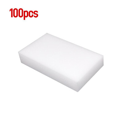 

100Pcs Magic Melamine Sponge Eraser Sponge Melamine Foam Cleaner for Kitchen Office Bathroom Cleaning Nano Sponges 10x6x2cm