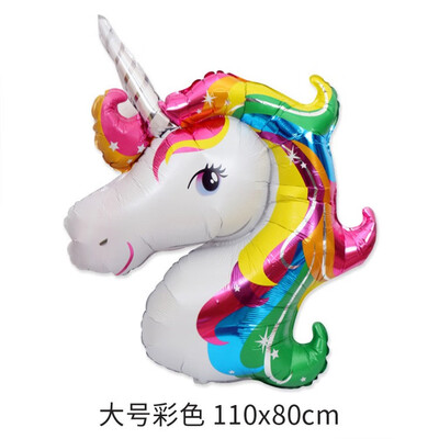 

FUNNYBUNNY Rainbow Unicorn Foil Helium Balloon Children Birthday Party Decoration New