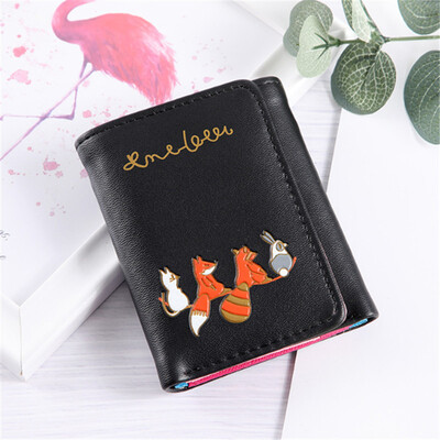 

2018 New Style Fashion Women Print PU Leather Wallet Purse Long Money Holder Clutch Box Hasp Zipper Bag