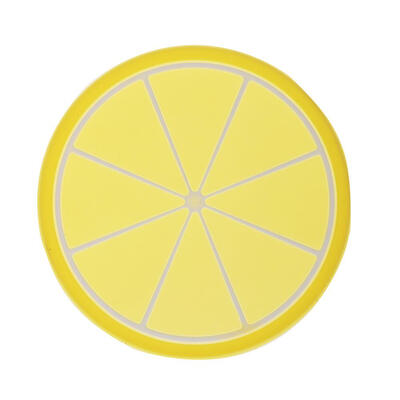 

Silicone Non-Slip Fruit Pattern Placemat Round Insulation Table Cup Pad