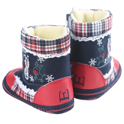 

Winterborn Baby Girl Warm Soft Bottom Baby Winter Shoes Non Slip Winter Boots Baby Snow Boot Christmas Gifts