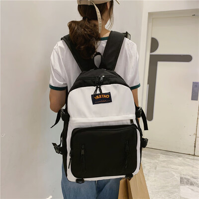 

The Fashion of Female College Students with Ins Wind Super Hot Bookbag Female Korean Edition High School Sumitomo Uzzang Shoulder