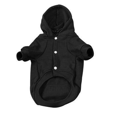 

Pet Clothes Warm Solid Hoodies Clothing Winter Outfit Cat Dog Hooded Coat