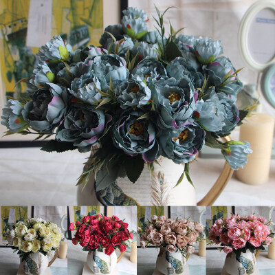 

Künstliche Blumen Peony Blumenstrauß für Hochzeitsparty Haus Zimmer