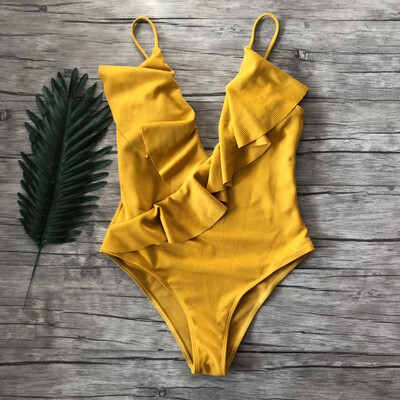 

Womens Pad Bikini Swimming Costume Backless One Piece Swimsuit Monokini Swimwear