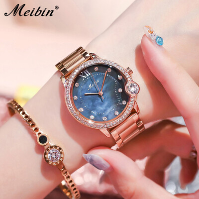 

Meibin MEIBIN1336watch luxury elegant womens watch waterproof 2019 new diamond-encrusted ladies watch