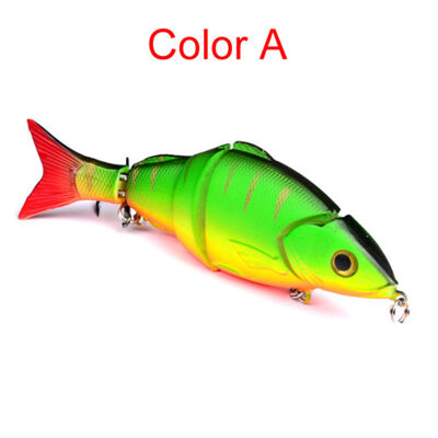 

Lifelike Fishing Lure Quality Fishing Bait 3D Fishing Tackle 4 Color Jointed lures 221g129cm Swim Lure