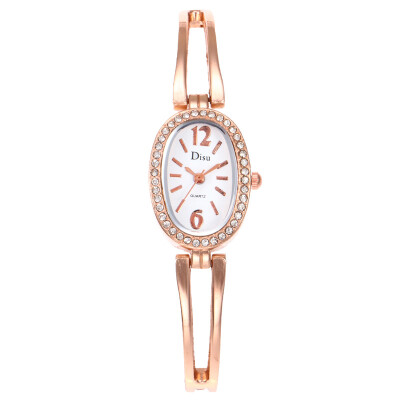 

Wish hot thin strap oval bracelet watch ladies fashion student fashion quartz watch