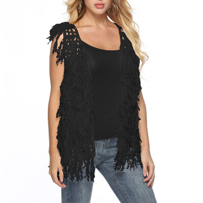

Toponeto Fashion Women V-Neck Hollow Out Sleeveless Knitting Sweater Vest