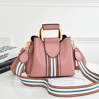 

Bag womens bag new style Korean one-shoulder one-shoulder simple one-to-one womens bucket bag