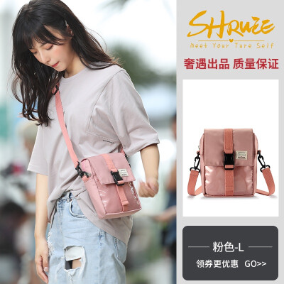 

Canvas bags slanting bags womens bags summer bags Japanese students simple Korean version of the cute mobile phone bag leade