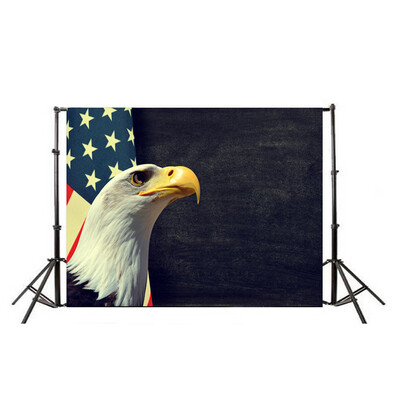 

Flag Brick Wall Photography Background Independence Day Backdrop for Photo Studio