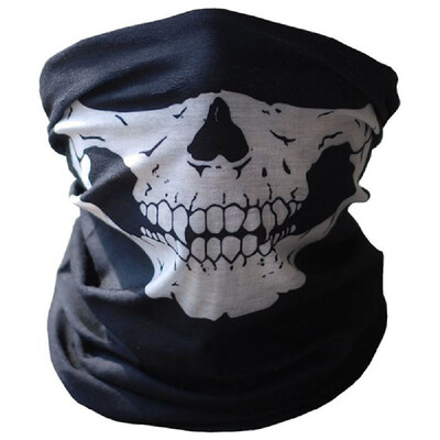 

YEDUO Halloween Skull Masks Outdoor Motorcycle Bicycle Multi Function Neck Warm