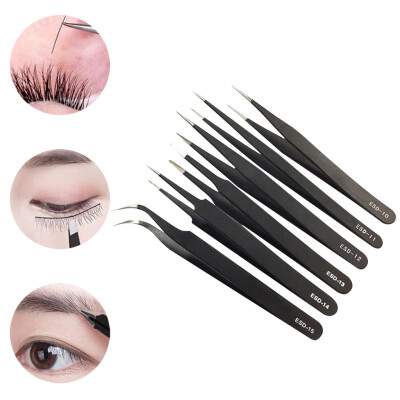 

〖Follure〗Antistatic Stainless Steel Tweezers Make-Up For Hair Cleaning And Eyelashes