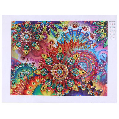

Diamond Painting DIY 5D Diamond Painting Colorful Cat Special Shape Diamond Paintings Kits Arts Craft for Room Wall Decoration