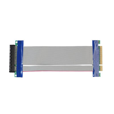 

PCI-E 8X Riser Card Extender Flex Extension Cable Ribbon Adapter Converter