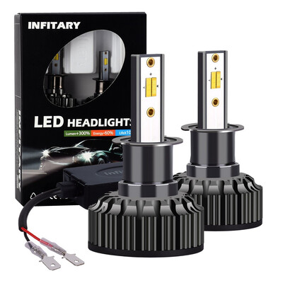 

Car accessories three color temperature led headlight 3000k 4300k 6500k H3 led bulbs auto car headlight