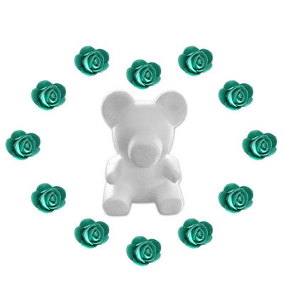 

25cm DIY PE Foam Artificial Flowers Rose Bear Valentines Day Dried Flowers