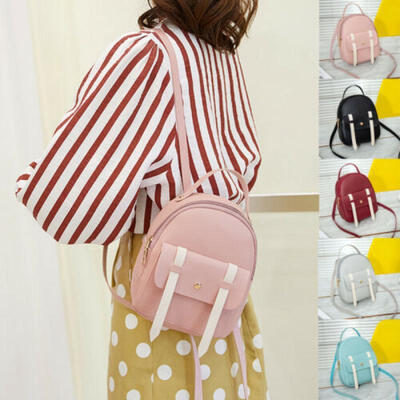 

Women Mini Bags Backpack Girl School Shoulder Bag Rucksack Leather Travel Bags
