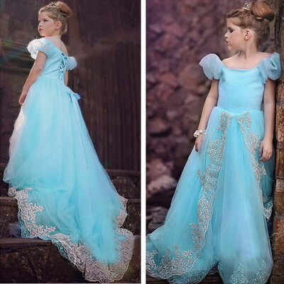 

Kids Girls Party Outfit Fancy Dress Princess Costume Cosplay Fairy Dress