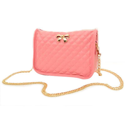 

Vintage Women PU Leather Bowknot Mini Chain Bag Shoulder Crossbody Bag