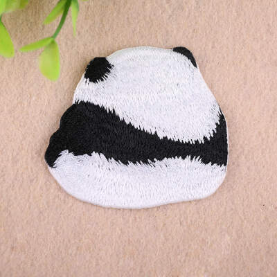 

Embroidered Animal Cloth Patches Stickers Cartoon Little Panda Fabric Patch Clothing Accessories Decoration