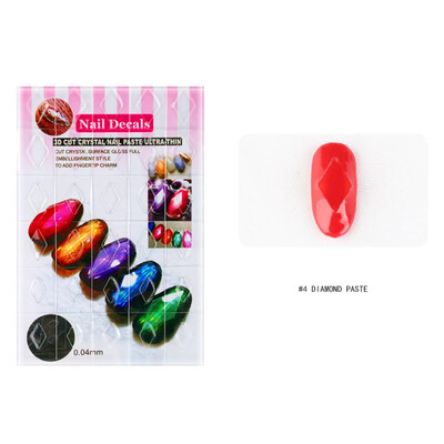 

〖Follure〗Nail Tool Gem Mould Transparent Plastic Sheet Mould Nail Gem Paste