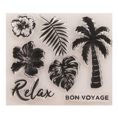 

Plants Silicone Clear Stamps DIY ScrapbookingPhoto Album Cards Paper Craft